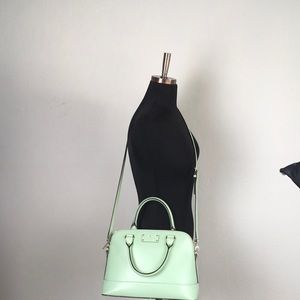 Kate Spade Light Green Leather Crossbody Bag